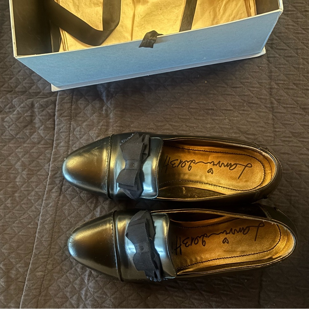 Lanvin Black Leather Loafers by
